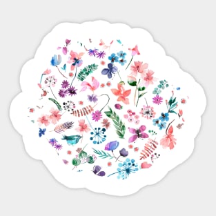 Wild Nature Plants Sticker